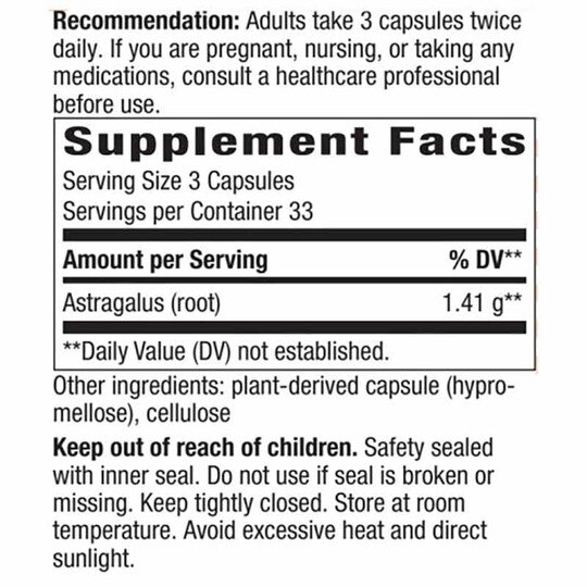 Astragalus Root, NWA